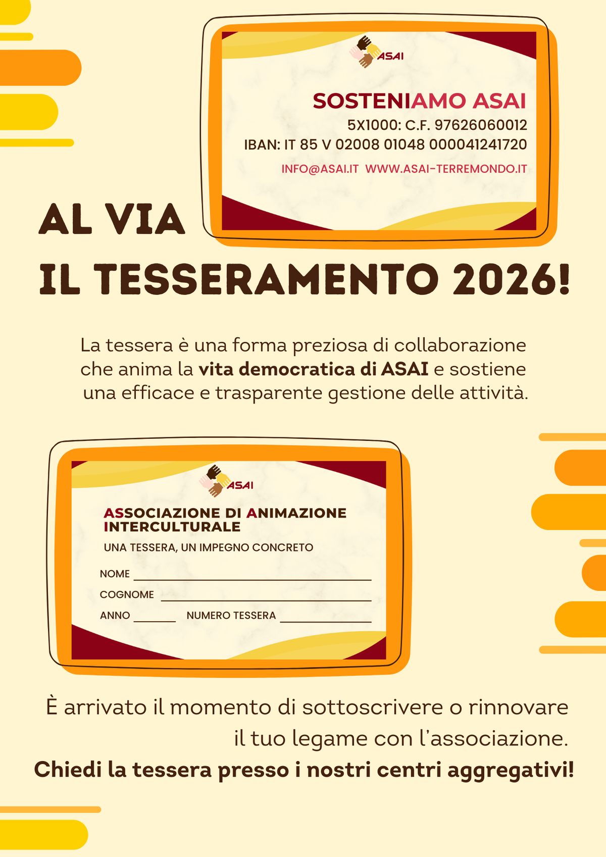 Volantino tesseramento