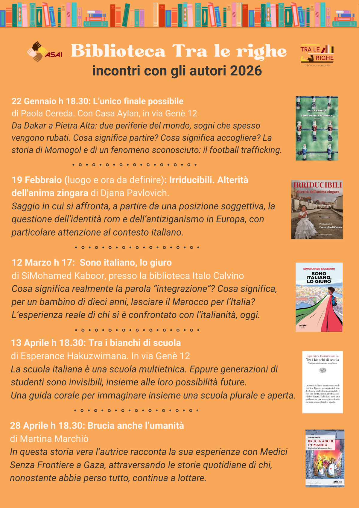 Palinsesto Tra le righe (1)